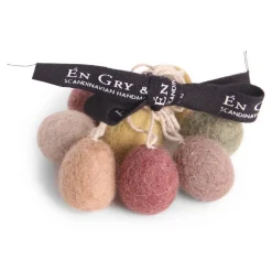 Anhänger Mini Eggs Filzei 8er Set bunt