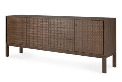 Anrichte Sono Teak lackiert B 228 cm