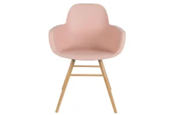 Armlehnstuhl Albert Kunststoff pastell rosa