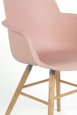 Armlehnstuhl Albert Kunststoff pastell rosa