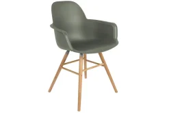 Armlehnstuhl Albert Kunststoff grün