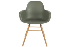 Armlehnstuhl Albert Kunststoff grün