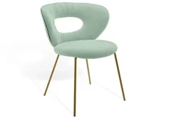 Armlehnstuhl Alice Stoff grün