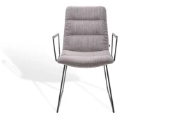 Armlehnstuhl Arva Light Cord grau