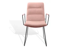 Armlehnstuhl Arva Light Stoff rosa