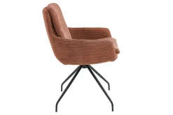 Armlehnstuhl Bilbao Cord rost