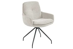 Armlehnstuhl Bilbao Cord drehbar