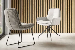 Armlehnstuhl Bilbao Cord drehbar