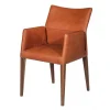 Armlehnstuhl Lenny Leder braun