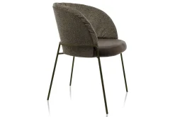 Armlehnstuhl Lunar Stoff braun