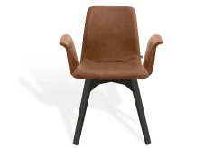 Armlehnstuhl Maverick Leder braun