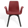 Armlehnstuhl Maverick Leder rot