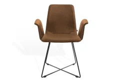 Armlehnstuhl Maverick Leder braun