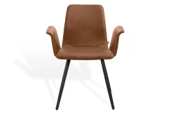 Armlehnstuhl Maverick Leder braun