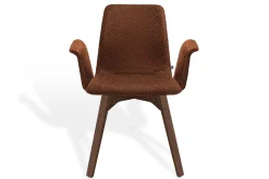 Armlehnstuhl Maverick Stoff braun