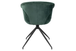 Armlehnstuhl Mia Samt dunkelgrün