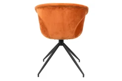 Armlehnstuhl Mia Samt orange