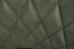 Armlehnstuhl Rombo Lederoptik grün