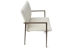 Armlehnstuhl Yves Stoff taupe