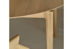 Ausziehtisch Bok Eiche natur D 129 cm