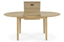 Ausziehtisch Bok Eiche natur D 129 cm