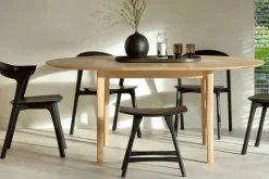 Ausziehtisch Bok Eiche natur D 129 cm