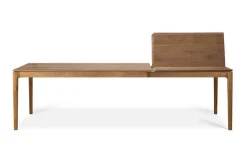 Ausziehtisch Bok Teak massiv B 140 cm