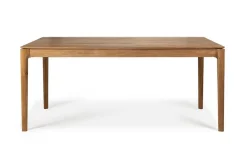 Ausziehtisch Bok Teak massiv B 160 cm