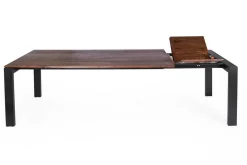 Ausziehtisch Deno Massivholz Nussbaum 140-190 konfigurierbar