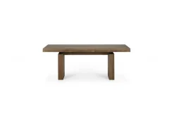 Ausziehtisch Double Teak massiv B 200 cm