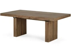 Ausziehtisch Double Teak massiv B 200 cm