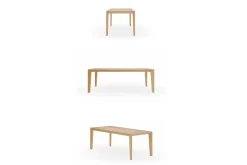 Ausziehtisch Duo Vario Eiche hell ab 160 cm konfigurierbar