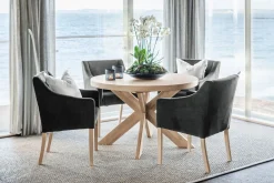 Ausziehtisch Nobel Furnier D 120 cm