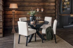 Ausziehtisch Nobel Furnier D 120 cm