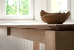 Ausziehtisch Slice Eiche massiv 140 cm