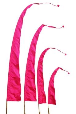 Bali Fahne Sanur 6 Meter fuchsia