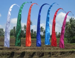 Bali Fahne Sanur 6 Meter fuchsia