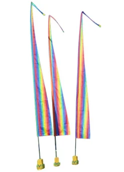 Bali Fahne Sanur 6 Meter Regenbogen