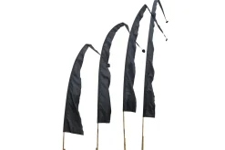 Bali Fahne Sanur 6 Meter schwarz