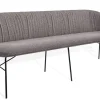 Bank Alvaro 4-Sitzer Bouclé grau