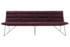 Bank Arva Light 4-Sitzer Stoff violett