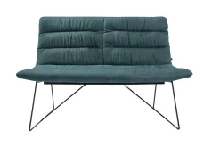 Bank Arva Light 2-Sitzer Stoff blau