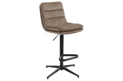 Barhocker Cole Stoff taupe