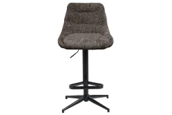 Barhocker Dexter Stoff grau