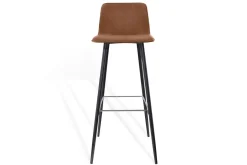 Barhocker Maverick Leder braun H 106 cm