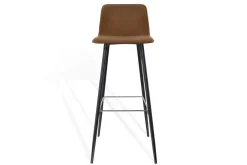 Barhocker Maverick Leder braun H 106 cm