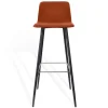 Barhocker Maverick Stoff orange H 106 cm