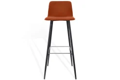 Barhocker Maverick Stoff orange H 106 cm