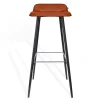 Barhocker Maverick Stoff orange H 93 cm