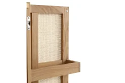 Barschrank Vienna mit Rattangeflecht H 162 cm